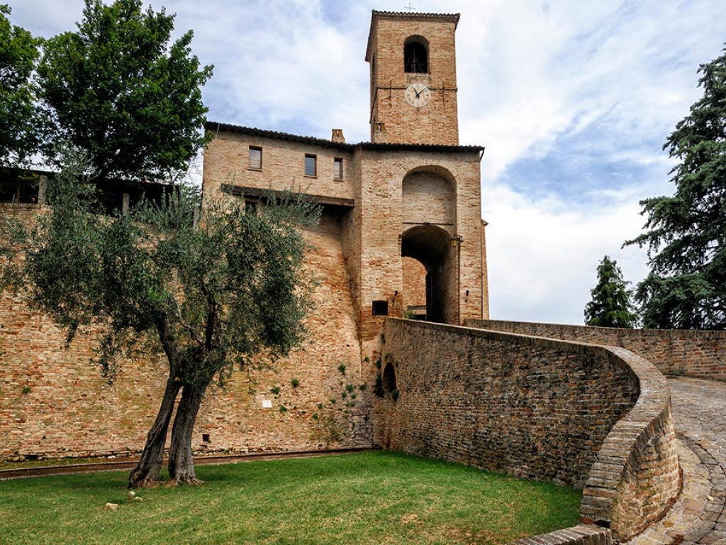 Montegridolfo Village In Emilia Romagna Italy Italia It