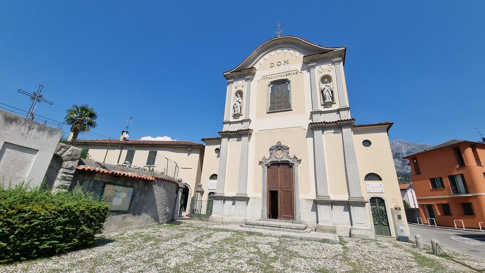 Church Of Saints Vitale And Valeria In Olate Italia It