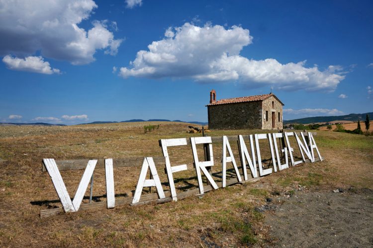 slow tourism via francigena
