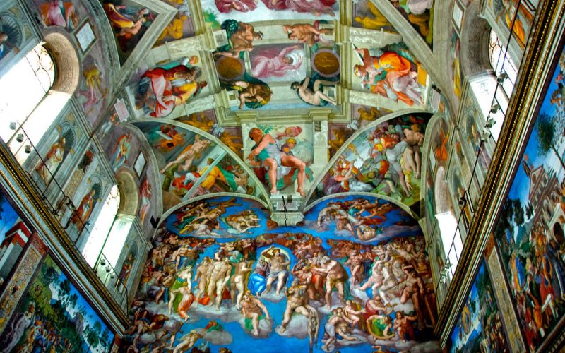 L’affresco del Giudizio Universale di Michelangelo, nella Cappella Sistina