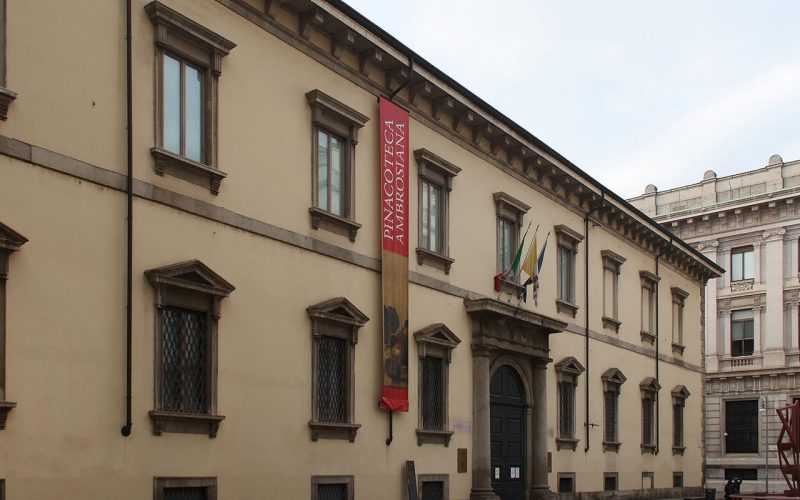 Veduta della Biblioteca Ambrosiana