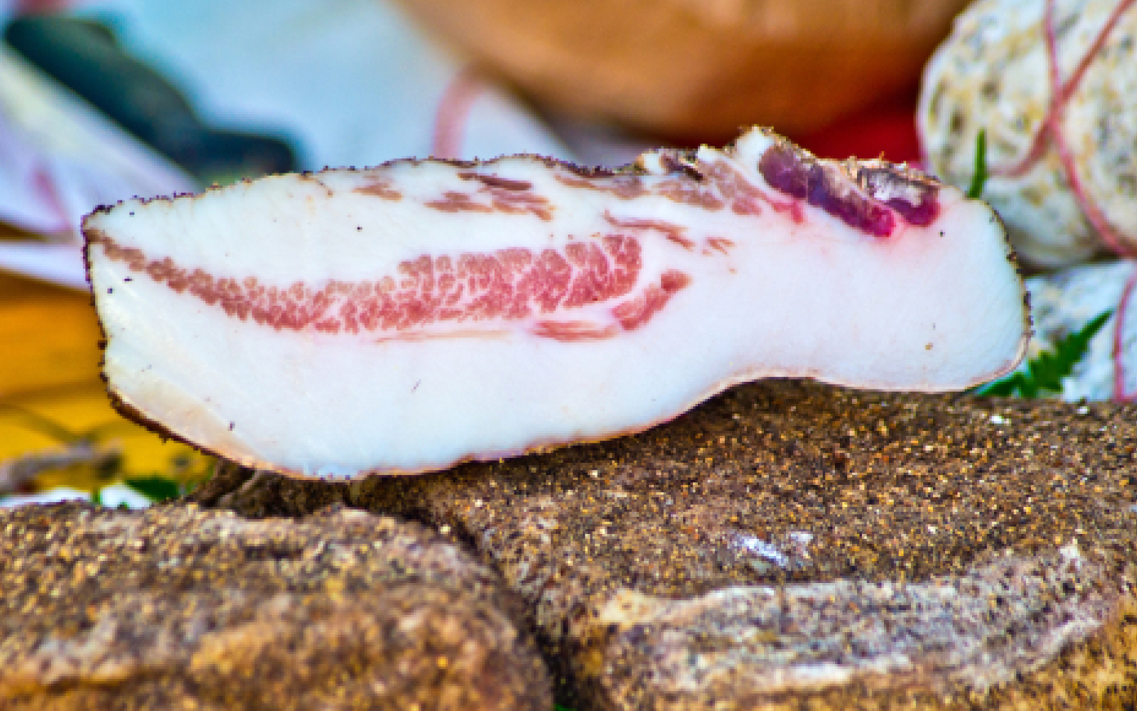 Pizza di Gabriele Bonci: guanciale 