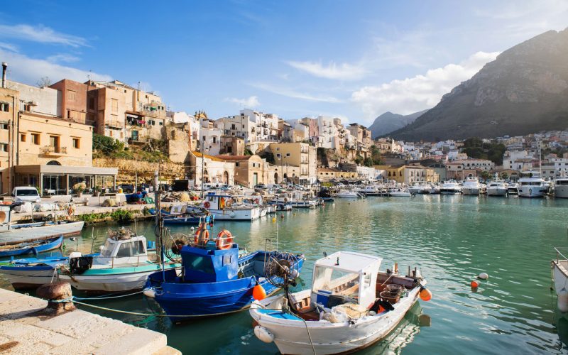 Il porto di Castellammare del Golfo