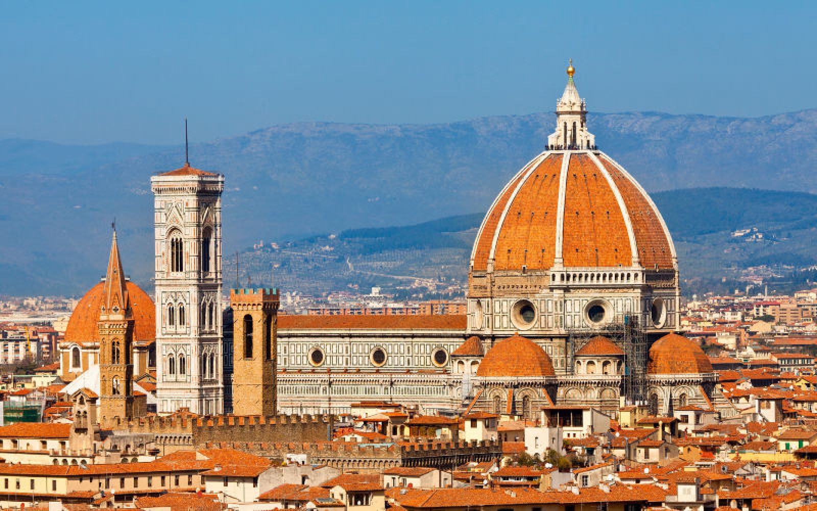 Brunelleschis Dome In Florence Cathedral Italiait